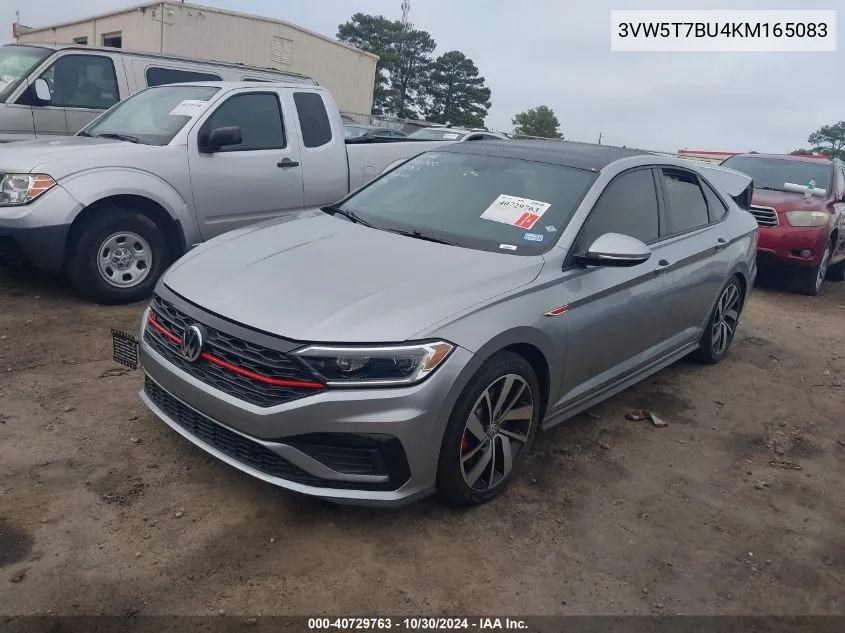 2019 Volkswagen Jetta Gli 2.0T 35Th Anniversary Edition/2.0T Autobahn/2.0T S VIN: 3VW5T7BU4KM165083 Lot: 40729763