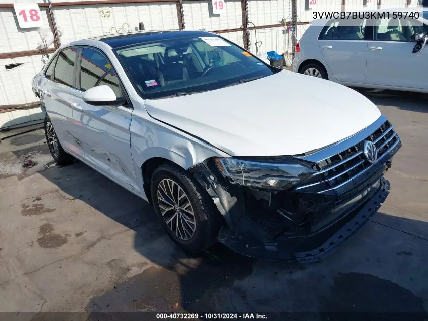 2019 Volkswagen Jetta S/Se/R-Line VIN: 3VWCB7BU3KM159740 Lot: 40732269