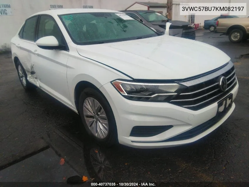 2019 Volkswagen Jetta 1.4T R-Line/1.4T S/1.4T Se VIN: 3VWC57BU7KM082197 Lot: 40737035