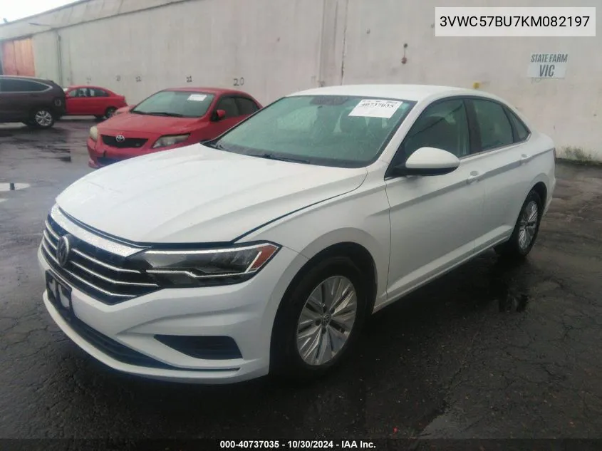 2019 Volkswagen Jetta 1.4T R-Line/1.4T S/1.4T Se VIN: 3VWC57BU7KM082197 Lot: 40737035