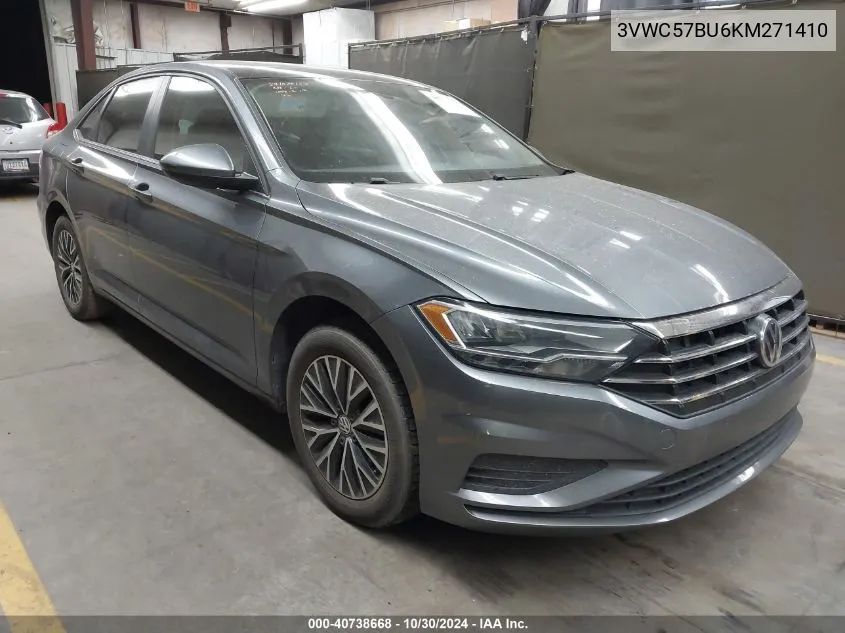 2019 Volkswagen Jetta 1.4T R-Line/1.4T S/1.4T Se VIN: 3VWC57BU6KM271410 Lot: 40738668