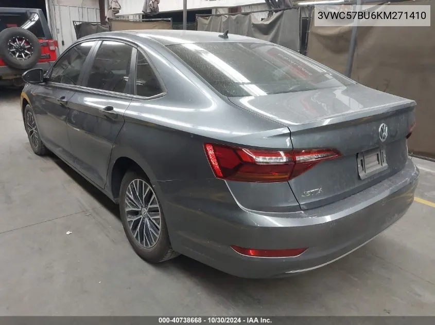 2019 Volkswagen Jetta 1.4T R-Line/1.4T S/1.4T Se VIN: 3VWC57BU6KM271410 Lot: 40738668