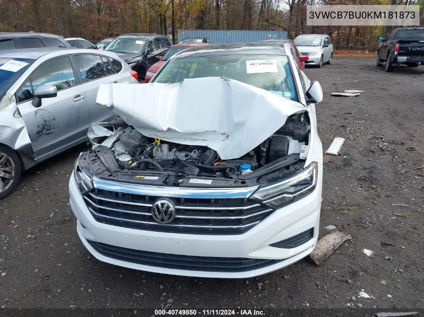 2019 Volkswagen Jetta 1.4T R-Line/1.4T S/1.4T Se VIN: 3VWCB7BU0KM181873 Lot: 40749850