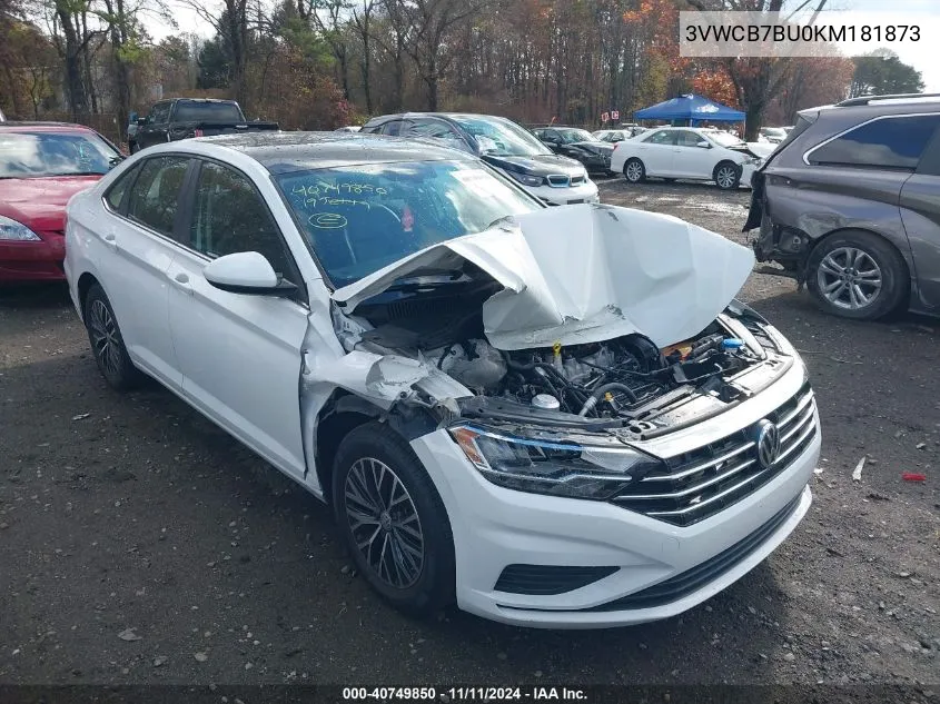 2019 Volkswagen Jetta 1.4T R-Line/1.4T S/1.4T Se VIN: 3VWCB7BU0KM181873 Lot: 40749850