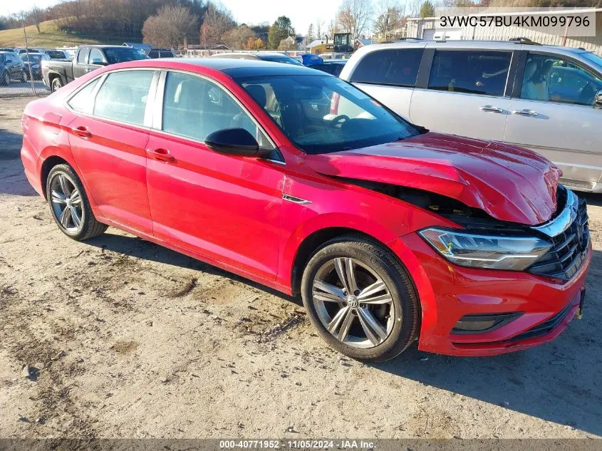 2019 Volkswagen Jetta 1.4T R-Line/1.4T S/1.4T Se VIN: 3VWC57BU4KM099796 Lot: 40771952