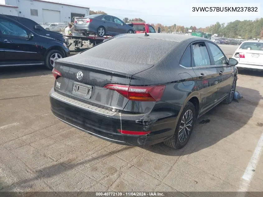 2019 Volkswagen Jetta 1.4T R-Line/1.4T S/1.4T Se VIN: 3VWC57BU5KM237832 Lot: 40772139