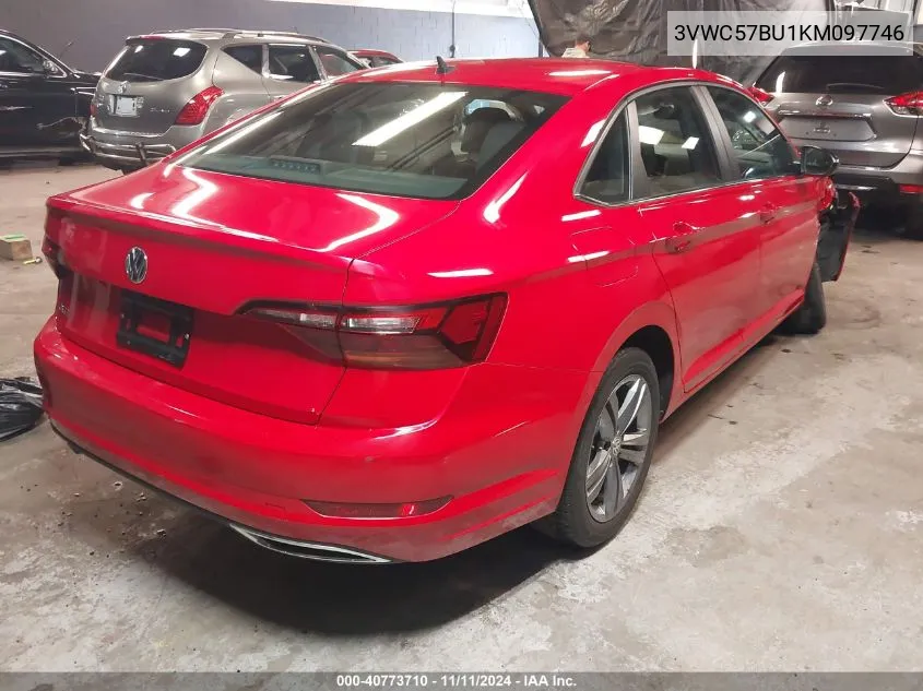 2019 Volkswagen Jetta 1.4T R-Line/1.4T S/1.4T Se VIN: 3VWC57BU1KM097746 Lot: 40773710