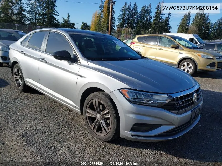 2019 Volkswagen Jetta 1.4T R-Line/1.4T S/1.4T Se VIN: 3VWC57BU7KM208154 Lot: 40774626