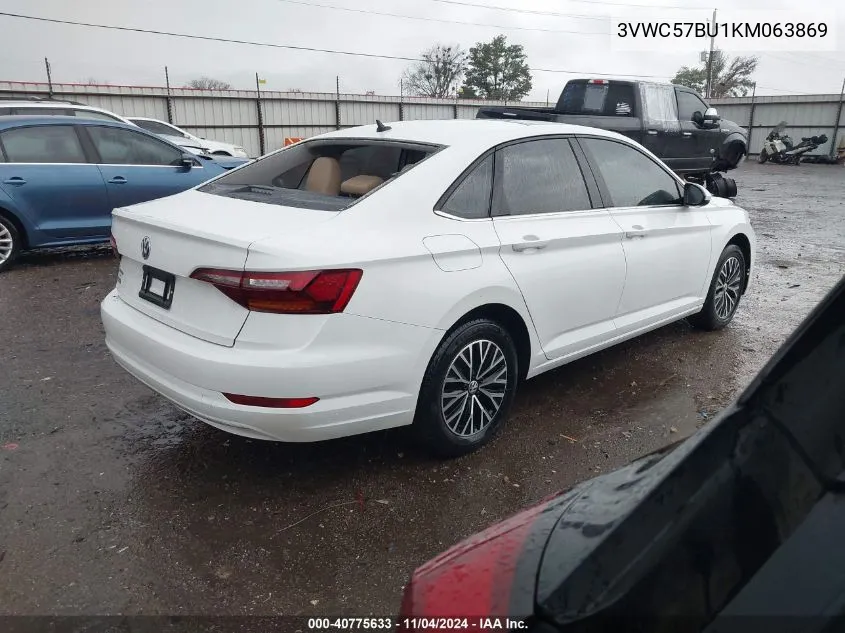 2019 Volkswagen Jetta 1.4T R-Line/1.4T S/1.4T Se VIN: 3VWC57BU1KM063869 Lot: 40775633