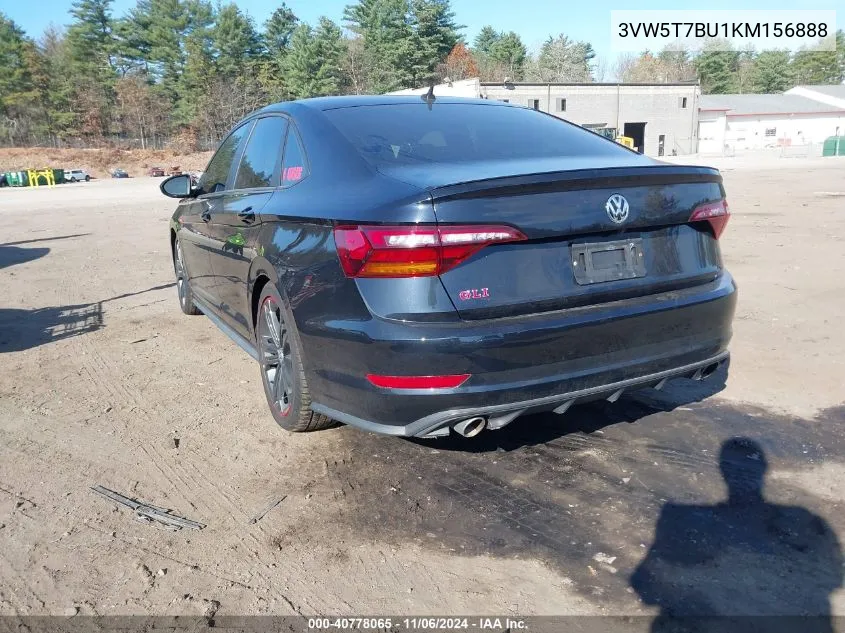 2019 Volkswagen Jetta Gli 2.0T 35Th Anniversary Edition/2.0T Autobahn/2.0T S VIN: 3VW5T7BU1KM156888 Lot: 40778065