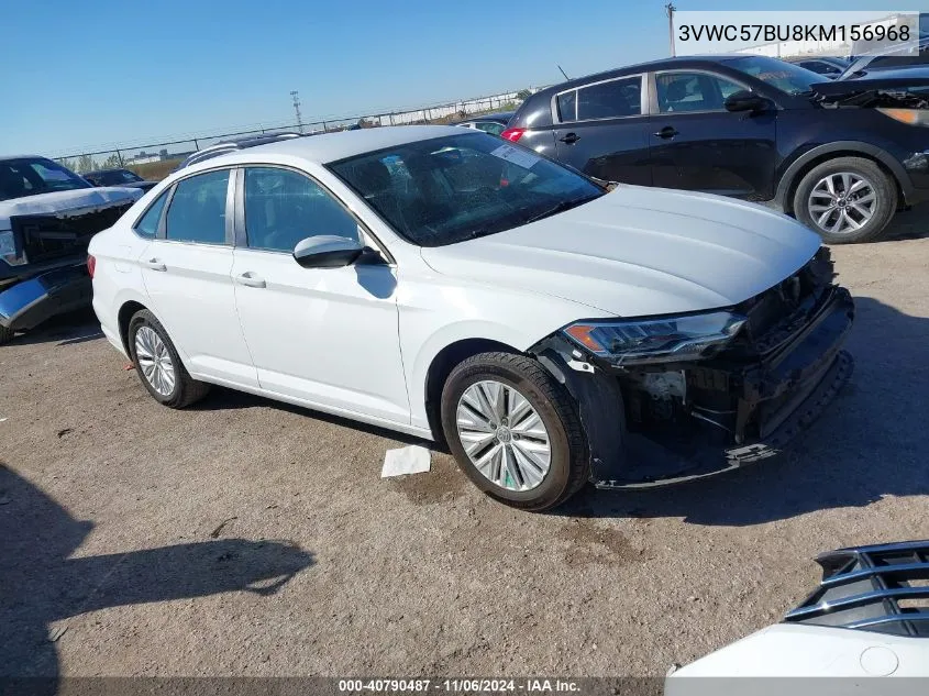 2019 Volkswagen Jetta 1.4T R-Line/1.4T S/1.4T Se VIN: 3VWC57BU8KM156968 Lot: 40790487