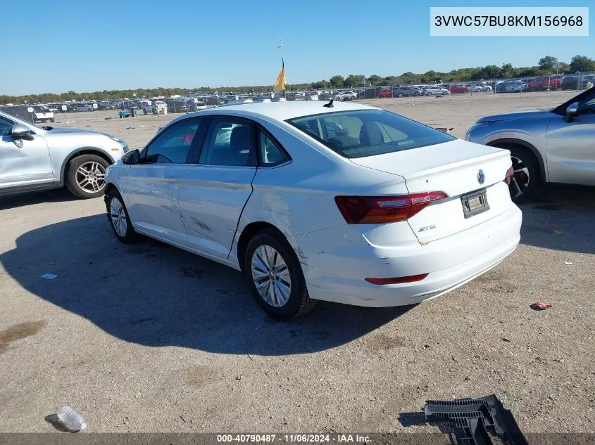 2019 Volkswagen Jetta 1.4T R-Line/1.4T S/1.4T Se VIN: 3VWC57BU8KM156968 Lot: 40790487