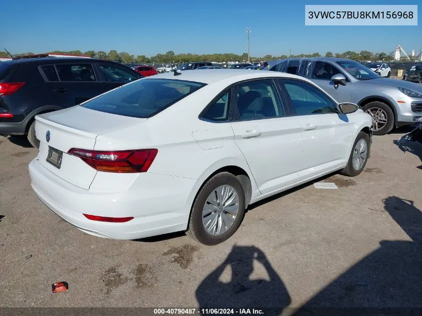 2019 Volkswagen Jetta 1.4T R-Line/1.4T S/1.4T Se VIN: 3VWC57BU8KM156968 Lot: 40790487