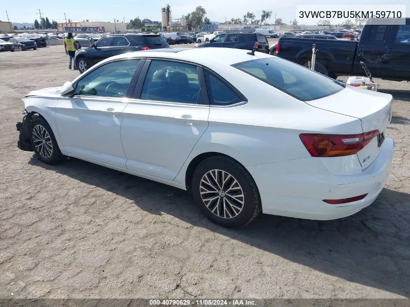 2019 Volkswagen Jetta 1.4T R-Line/1.4T S/1.4T Se VIN: 3VWCB7BU5KM159710 Lot: 40790629