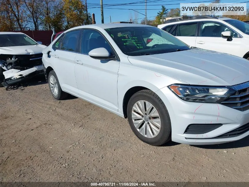 2019 Volkswagen Jetta 1.4T R-Line/1.4T S/1.4T Se VIN: 3VWCB7BU4KM132093 Lot: 40795721