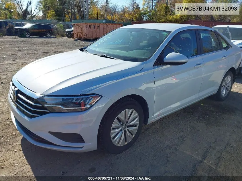 2019 Volkswagen Jetta 1.4T R-Line/1.4T S/1.4T Se VIN: 3VWCB7BU4KM132093 Lot: 40795721