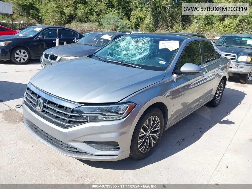 2019 Volkswagen Jetta 1.4T R-Line/1.4T S/1.4T Se VIN: 3VWC57BUXKM203319 Lot: 40799955