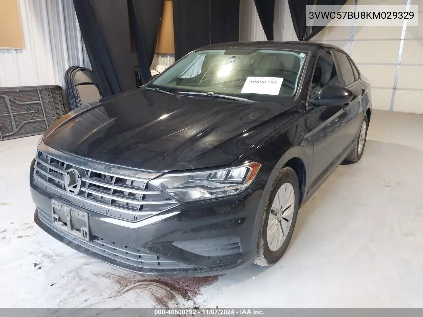 2019 Volkswagen Jetta 1.4T R-Line/1.4T S/1.4T Se VIN: 3VWC57BU8KM029329 Lot: 40800792