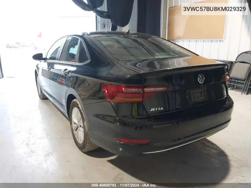 2019 Volkswagen Jetta 1.4T R-Line/1.4T S/1.4T Se VIN: 3VWC57BU8KM029329 Lot: 40800792