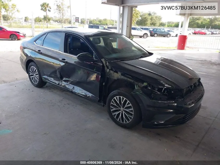 2019 Volkswagen Jetta 1.4T R-Line/1.4T S/1.4T Se VIN: 3VWC57BU3KM126485 Lot: 40806369