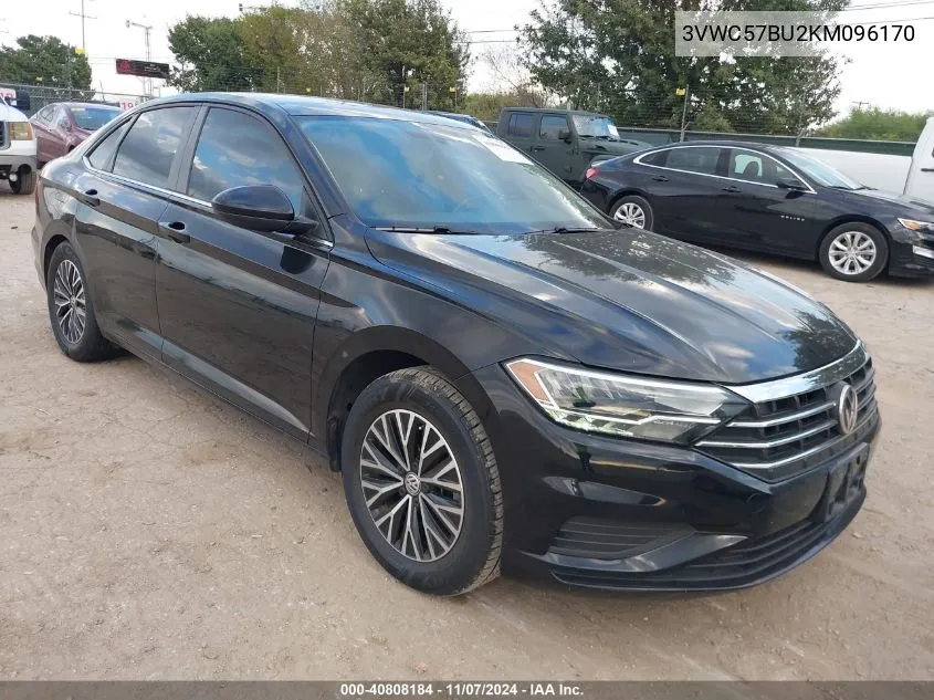 2019 Volkswagen Jetta 1.4T R-Line/1.4T S/1.4T Se VIN: 3VWC57BU2KM096170 Lot: 40808184