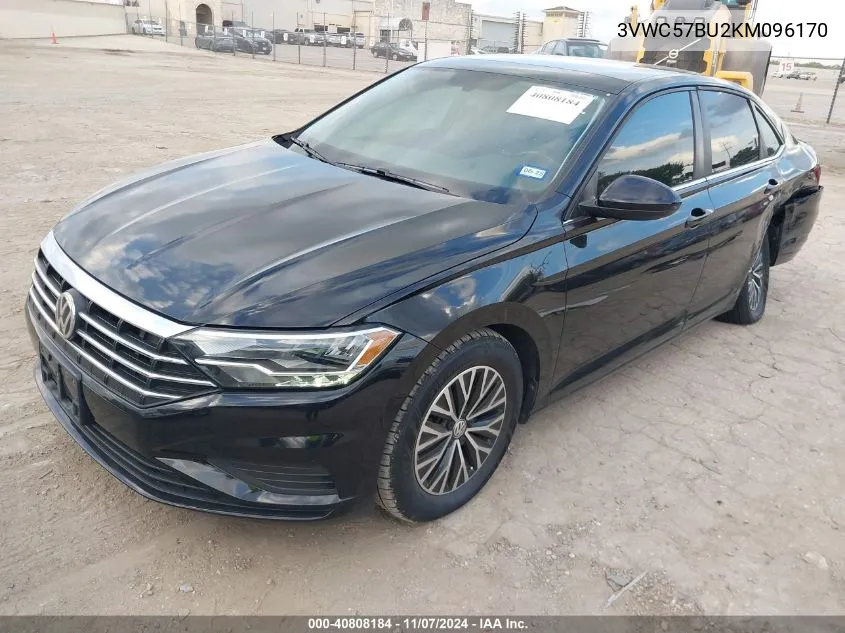 2019 Volkswagen Jetta 1.4T R-Line/1.4T S/1.4T Se VIN: 3VWC57BU2KM096170 Lot: 40808184