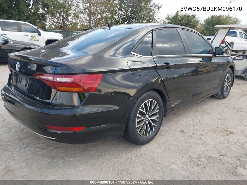 2019 Volkswagen Jetta 1.4T R-Line/1.4T S/1.4T Se VIN: 3VWC57BU2KM096170 Lot: 40808184