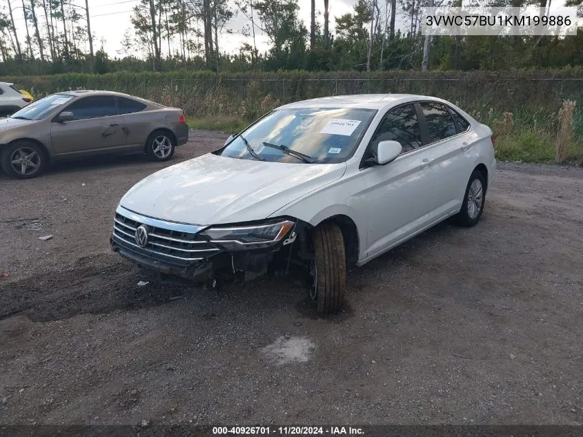 2019 Volkswagen Jetta 1.4T R-Line/1.4T S/1.4T Se VIN: 3VWC57BU1KM199886 Lot: 40926701