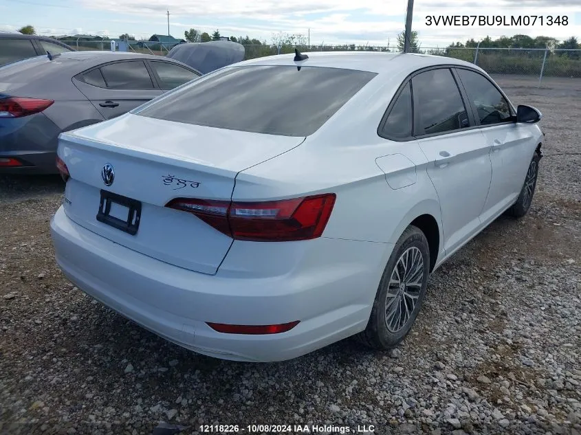 2020 Volkswagen Jetta VIN: 3VWEB7BU9LM071348 Lot: 12118226