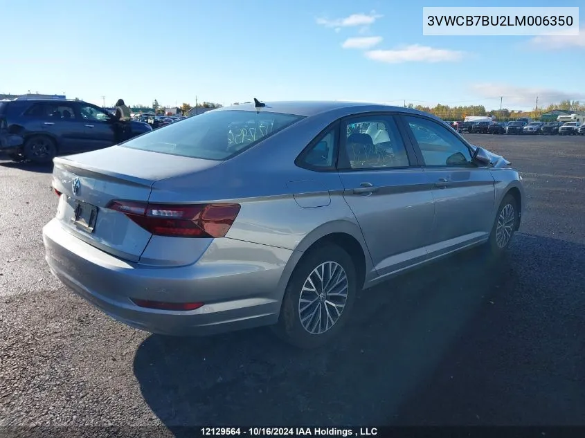 2020 Volkswagen Jetta S/Se/R-Line VIN: 3VWCB7BU2LM006350 Lot: 12129564