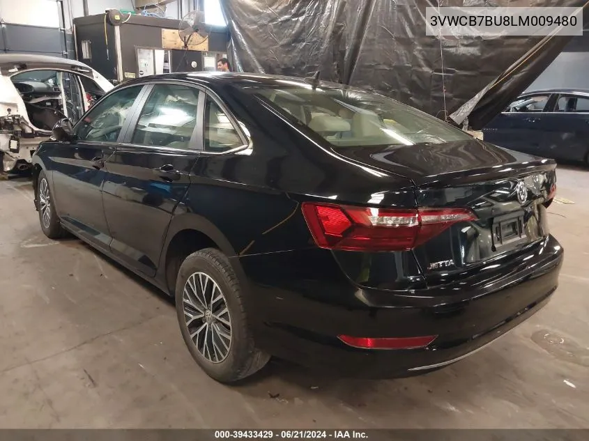 2020 Volkswagen Jetta 1.4T R-Line/1.4T S/1.4T Se VIN: 3VWCB7BU8LM009480 Lot: 39433429