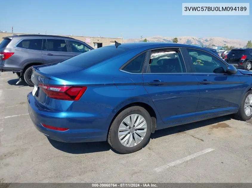 2020 Volkswagen Jetta VIN: 3VWC57BU0LM094189 Lot: 39860764