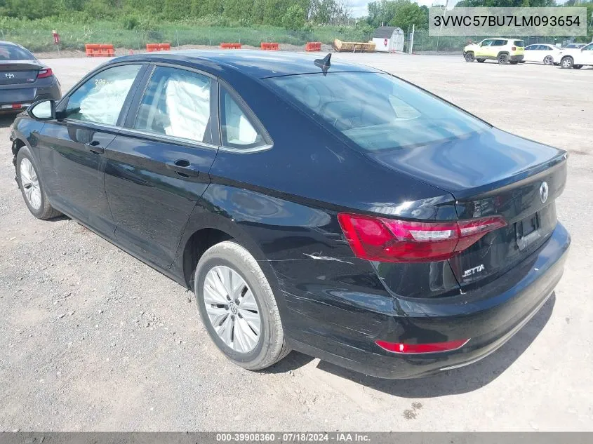 2020 Volkswagen Jetta 1.4T R-Line/1.4T S/1.4T Se VIN: 3VWC57BU7LM093654 Lot: 39908360