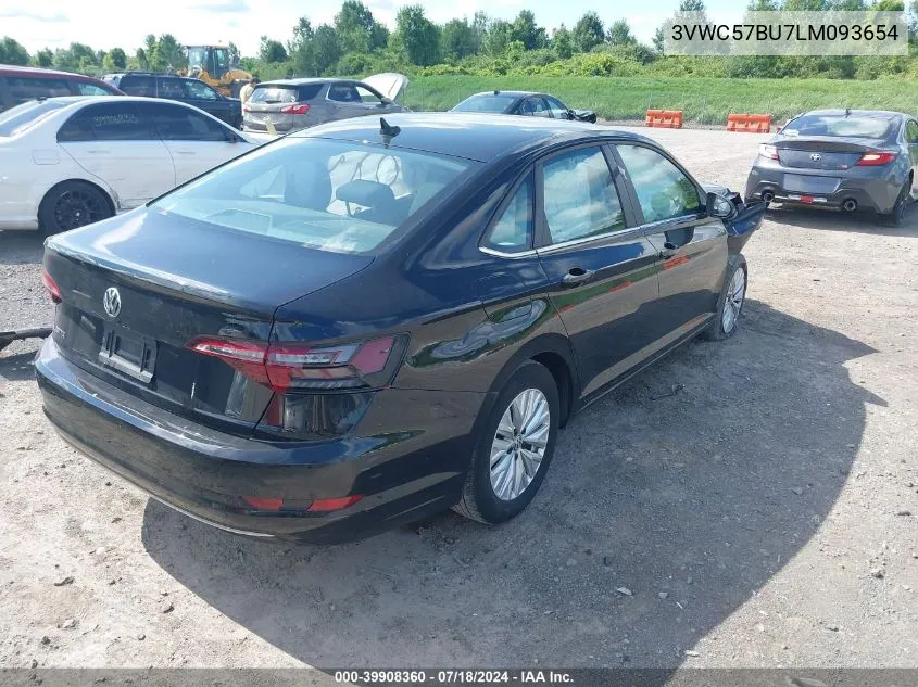 2020 Volkswagen Jetta 1.4T R-Line/1.4T S/1.4T Se VIN: 3VWC57BU7LM093654 Lot: 39908360