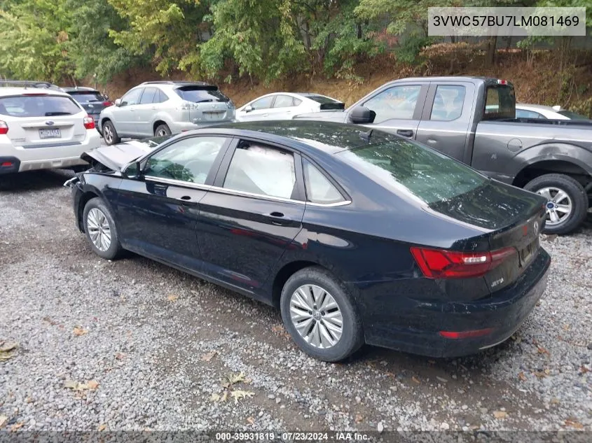 2020 Volkswagen Jetta 1.4T R-Line/1.4T S/1.4T Se VIN: 3VWC57BU7LM081469 Lot: 39931819