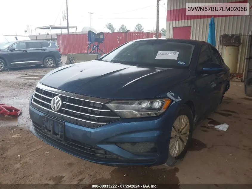 2020 Volkswagen Jetta S/R-Line VIN: 3VWN57BU7LM02068 Lot: 39933222