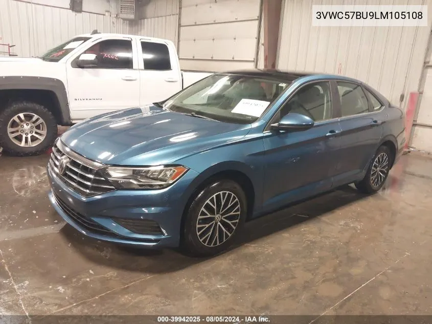 2020 Volkswagen Jetta 1.4T R-Line/1.4T S/1.4T Se VIN: 3VWC57BU9LM105108 Lot: 39942025