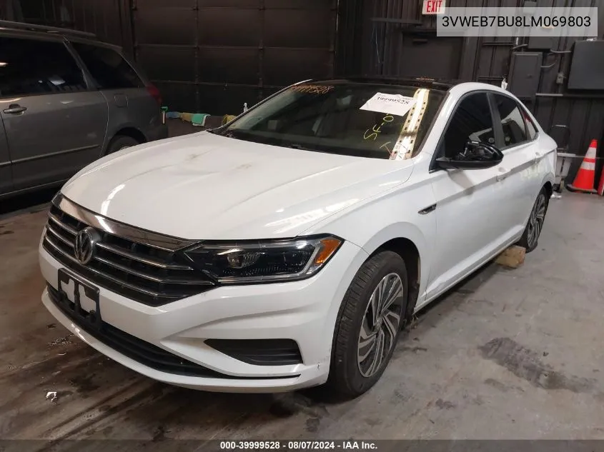 2020 Volkswagen Jetta 1.4T Sel VIN: 3VWEB7BU8LM069803 Lot: 39999528