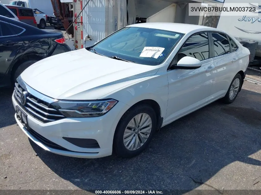 2020 Volkswagen Jetta 1.4T R-Line/1.4T S/1.4T Se VIN: 3VWCB7BU0LM003723 Lot: 40066606