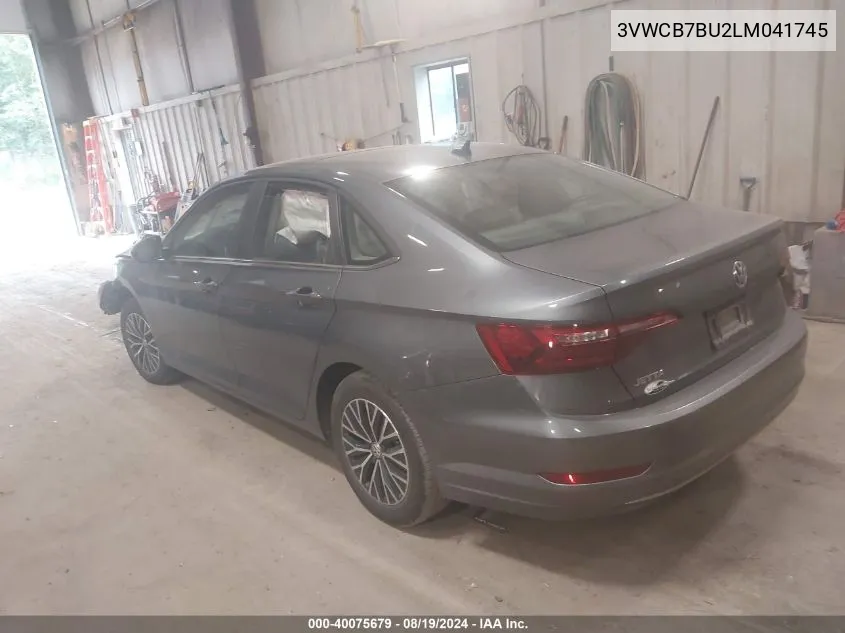 2020 Volkswagen Jetta 1.4T R-Line/1.4T S/1.4T Se VIN: 3VWCB7BU2LM041745 Lot: 40075679