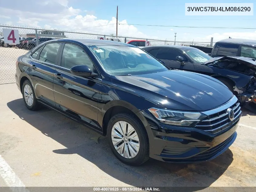 2020 Volkswagen Jetta 1.4T R-Line/1.4T S/1.4T Se VIN: 3VWC57BU4LM086290 Lot: 40078525