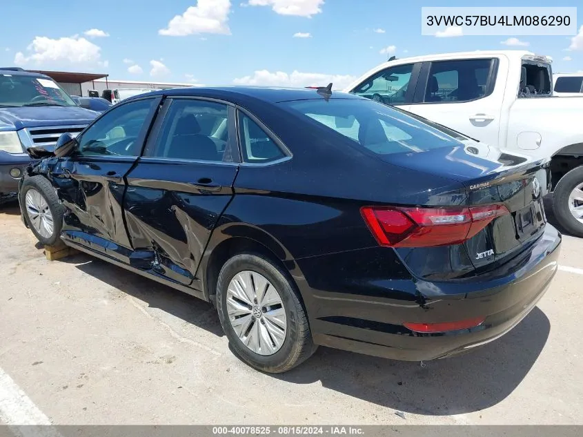 2020 Volkswagen Jetta 1.4T R-Line/1.4T S/1.4T Se VIN: 3VWC57BU4LM086290 Lot: 40078525