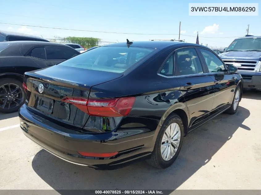 2020 Volkswagen Jetta 1.4T R-Line/1.4T S/1.4T Se VIN: 3VWC57BU4LM086290 Lot: 40078525