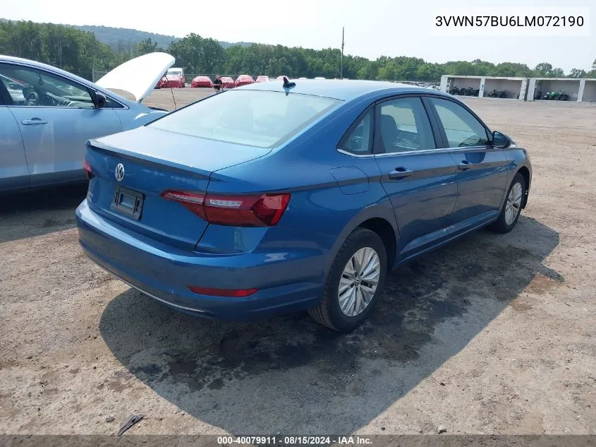 2020 Volkswagen Jetta 1.4T R-Line/1.4T S VIN: 3VWN57BU6LM072190 Lot: 40079911