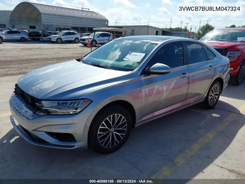 2020 Volkswagen Jetta 1.4T R-Line/1.4T S/1.4T Se VIN: 3VWCB7BU8LM047324 Lot: 40086158