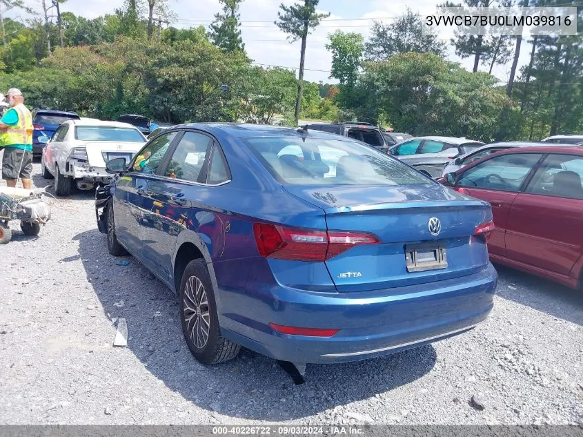 2020 Volkswagen Jetta 1.4T R-Line/1.4T S/1.4T Se VIN: 3VWCB7BU0LM039816 Lot: 40226722