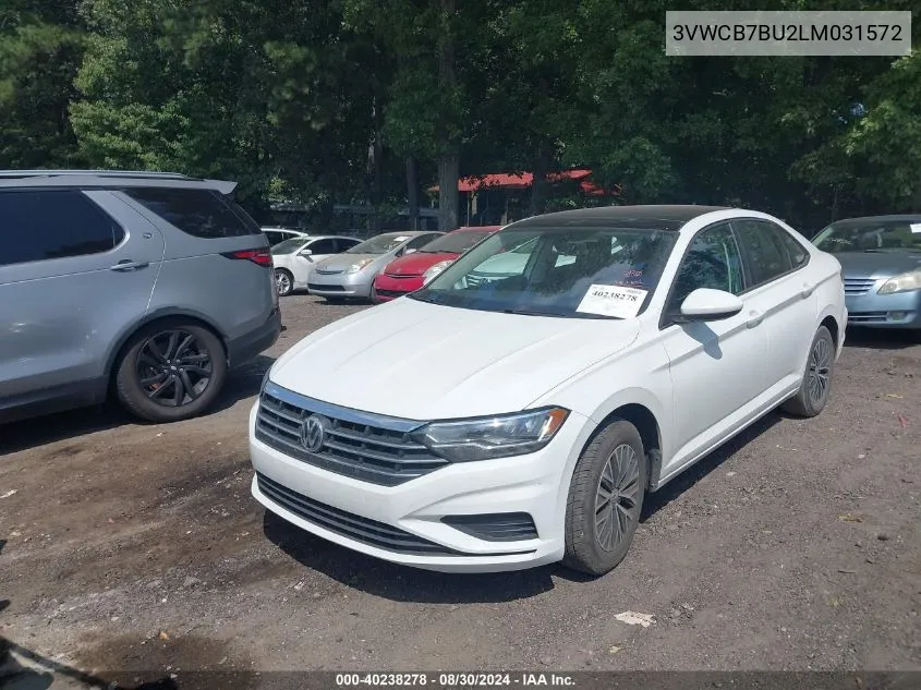 2020 Volkswagen Jetta 1.4T R-Line/1.4T S/1.4T Se VIN: 3VWCB7BU2LM031572 Lot: 40238278