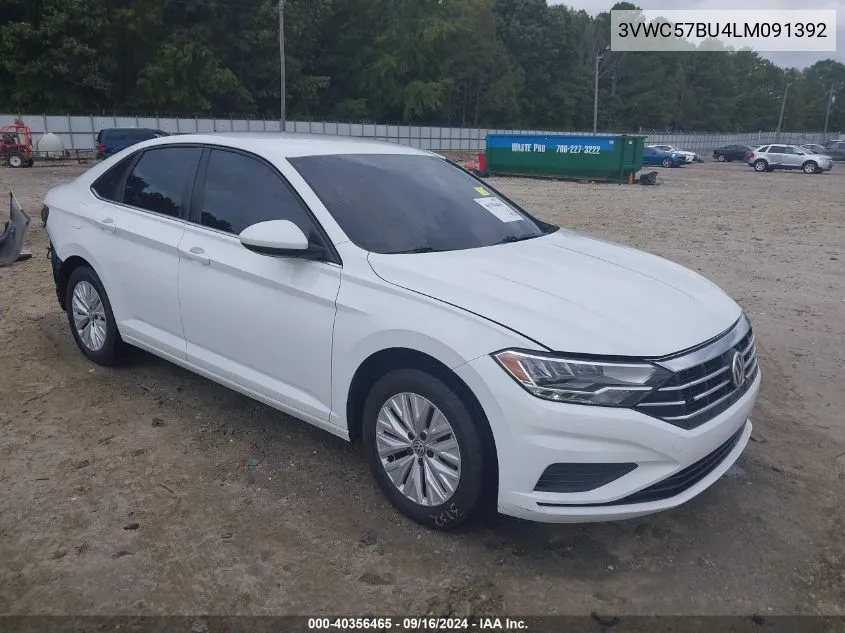 2020 Volkswagen Jetta 1.4T R-Line/1.4T S/1.4T Se VIN: 3VWC57BU4LM091392 Lot: 40356465