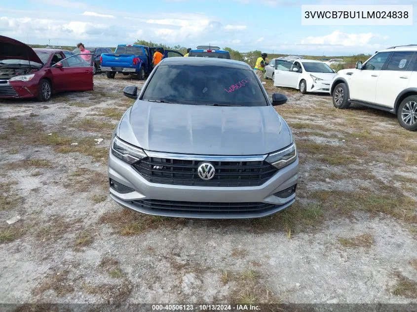 2020 Volkswagen Jetta 1.4T R-Line/1.4T S/1.4T Se VIN: 3VWCB7BU1LM024838 Lot: 40506123