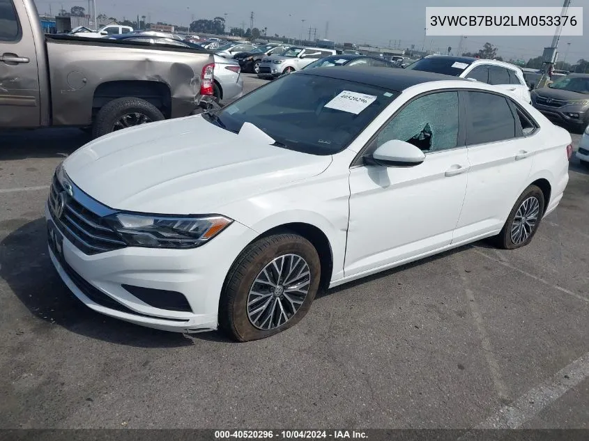 2020 Volkswagen Jetta 1.4T R-Line/1.4T S/1.4T Se VIN: 3VWCB7BU2LM053376 Lot: 40520296